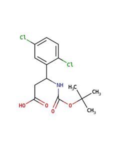Astatech BOC-3-AMINO-3-(2,5-DICHLOROPHENYL)PROPIONIC ACID; 1G; Purity 95%; MDL-MFCD03003733